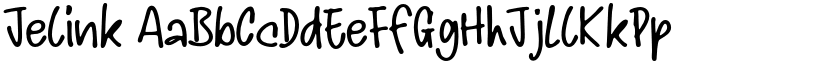 Jelink font