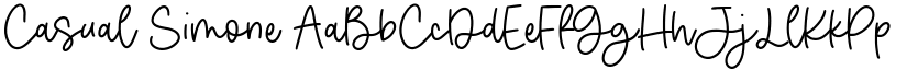 Casual Simone font download