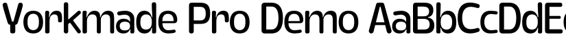 Yorkmade Pro Demo font