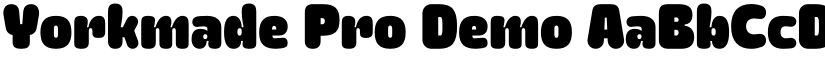 Yorkmade Pro Demo font