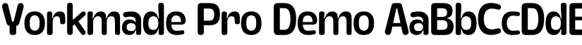 Yorkmade Pro Demo font