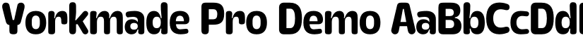 Yorkmade Pro Demo font