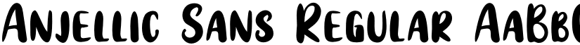 Anjellic Sans Regular font