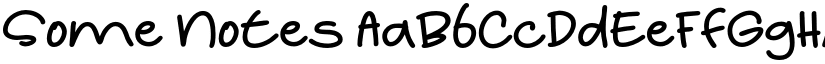 Some Notes font