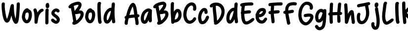 Woris Bold font