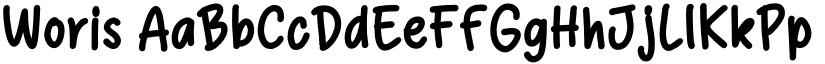 Woris font