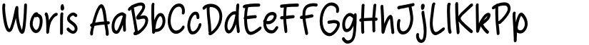 Woris font download