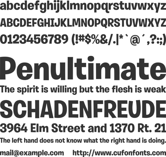 Ella English Burbank font preview