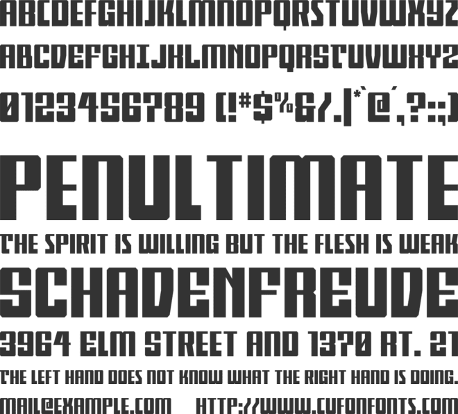 Sky Ghost font preview