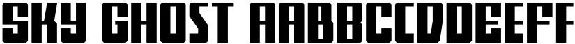 Sky Ghost font download