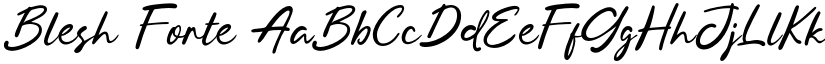 Blesh Forte font
