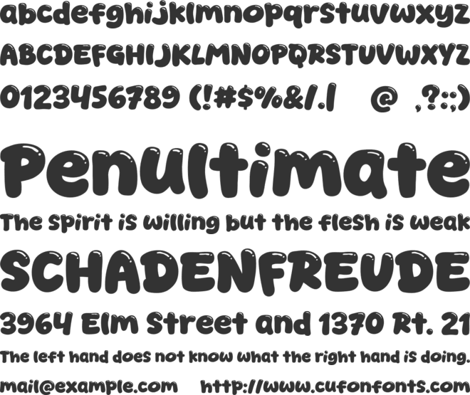 Vito font preview