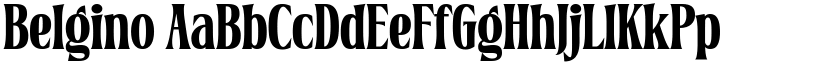 Belgino font download