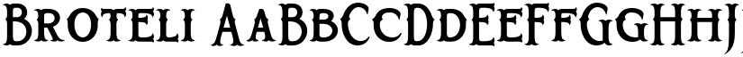 Broteli font download