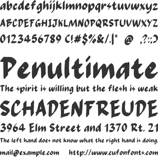 ADIK NONOYA font preview