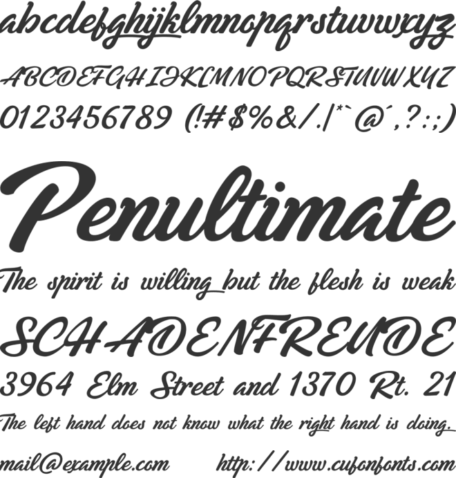 Himalayan font preview