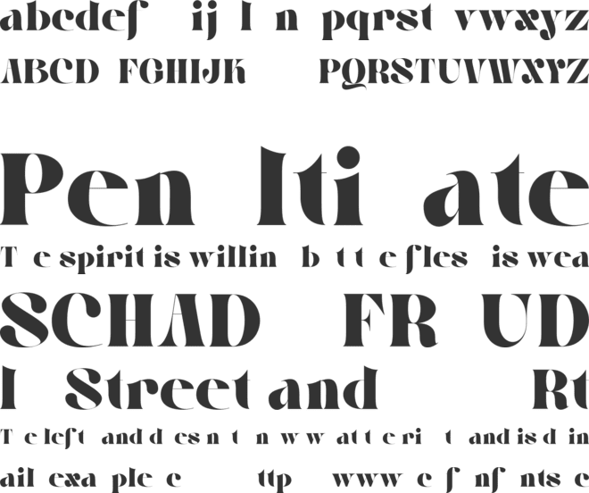 Alesana Atelier font preview