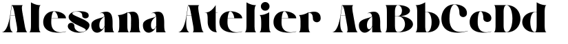Alesana Atelier font download