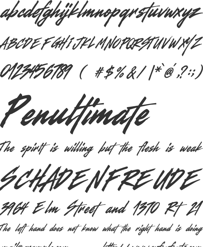 Hyper Squad font preview