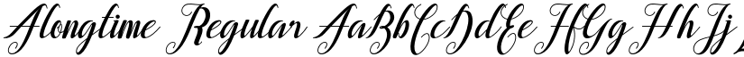 Alongtime Regular font
