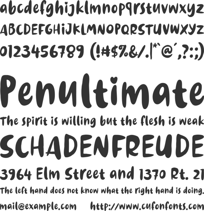 Dinomiko font preview