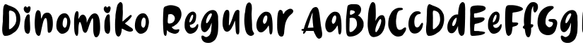 Dinomiko Regular font