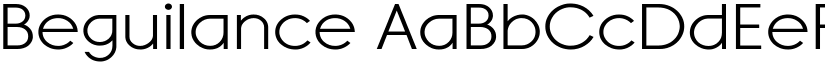 Beguilance font download