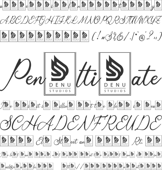 Ruilanty font preview