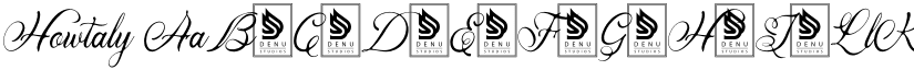 Howtaly font