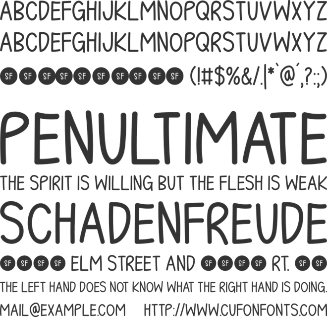 Noble Purpose font preview