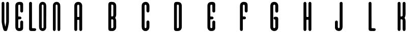VELON font
