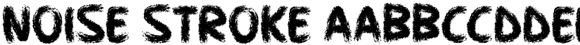 Noise Stroke font