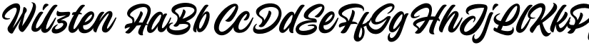 Wilzten font