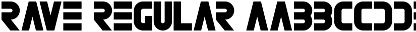 Rave Regular font