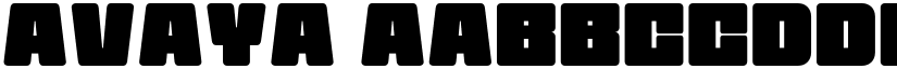 AVAYA font