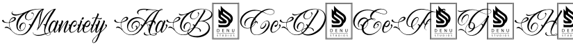 Manciety font download