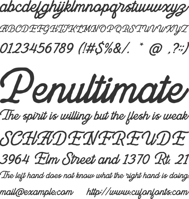 Dianthus Maiden font preview
