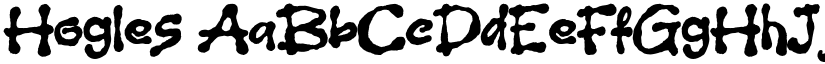 Hogles font
