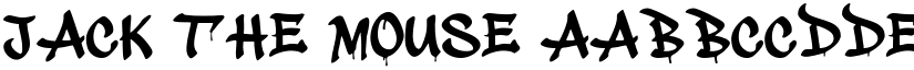 Jack The Mouse font