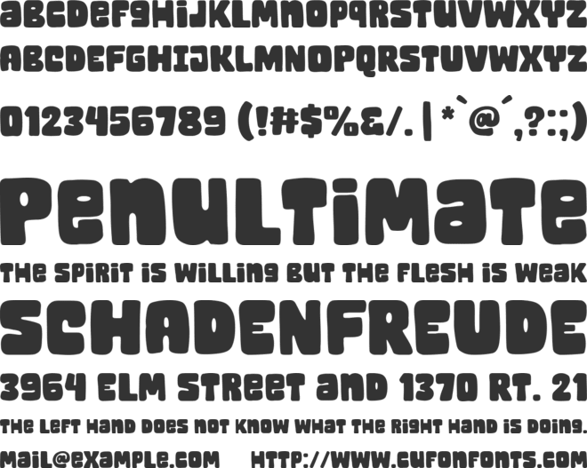 Super Hockey font preview