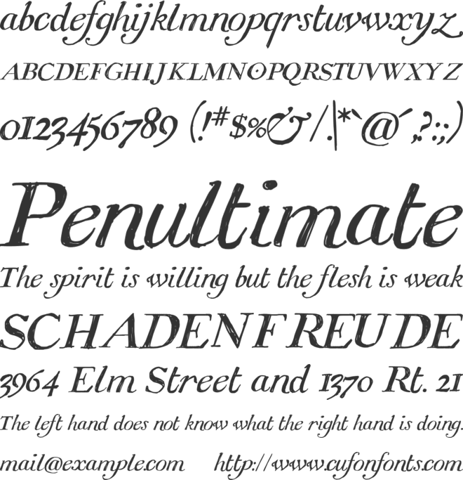 Grand Atlas font preview