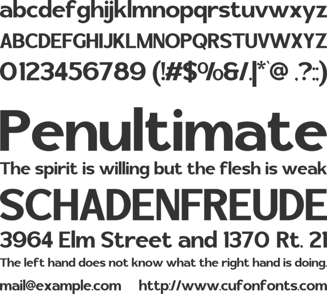 Blackroad font preview