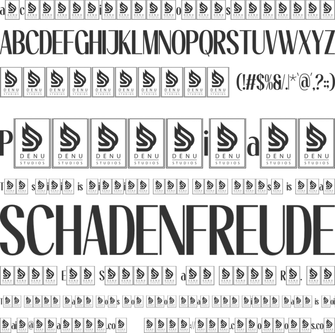 Focsio font preview