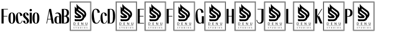 Focsio font download