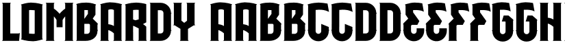 Lombardy font