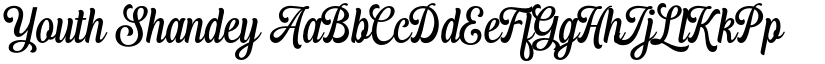 Youth Shandey font