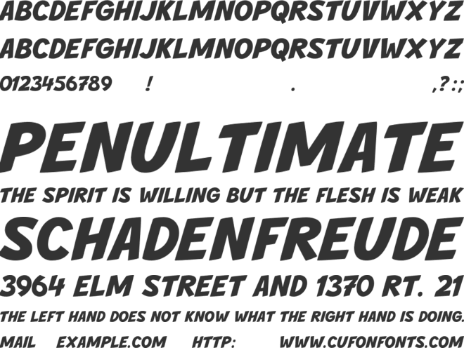 Kaboma font preview