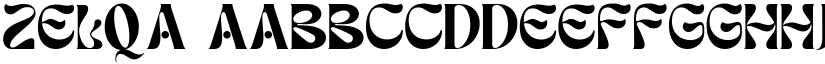 Zelqa font