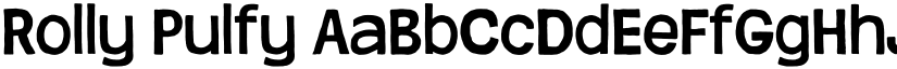 Rolly Pulfy font download