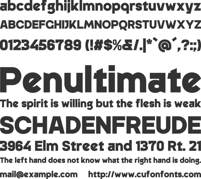 Neogen font preview